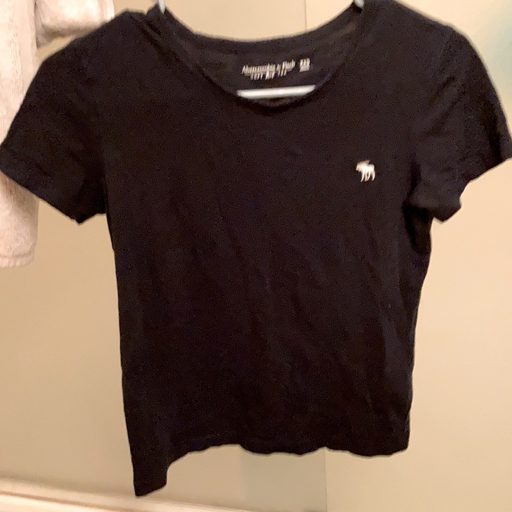 Abercrombie and Fitch Short Sleeve Shirt Navy Blu